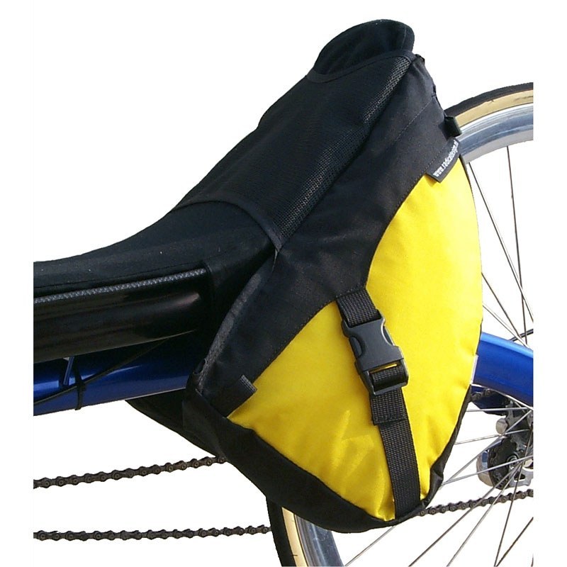 Solo Racer Narrow Recumbent Bag On Bike