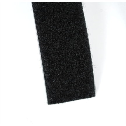 Velcro noir 25 mm boucles